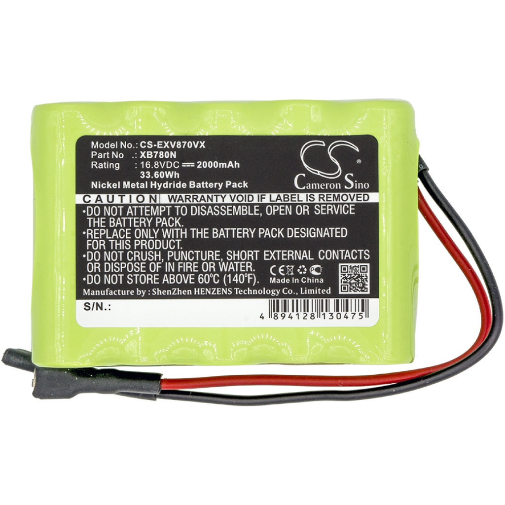 Compatibele batterijvervanging voor Euro Pro XB780N