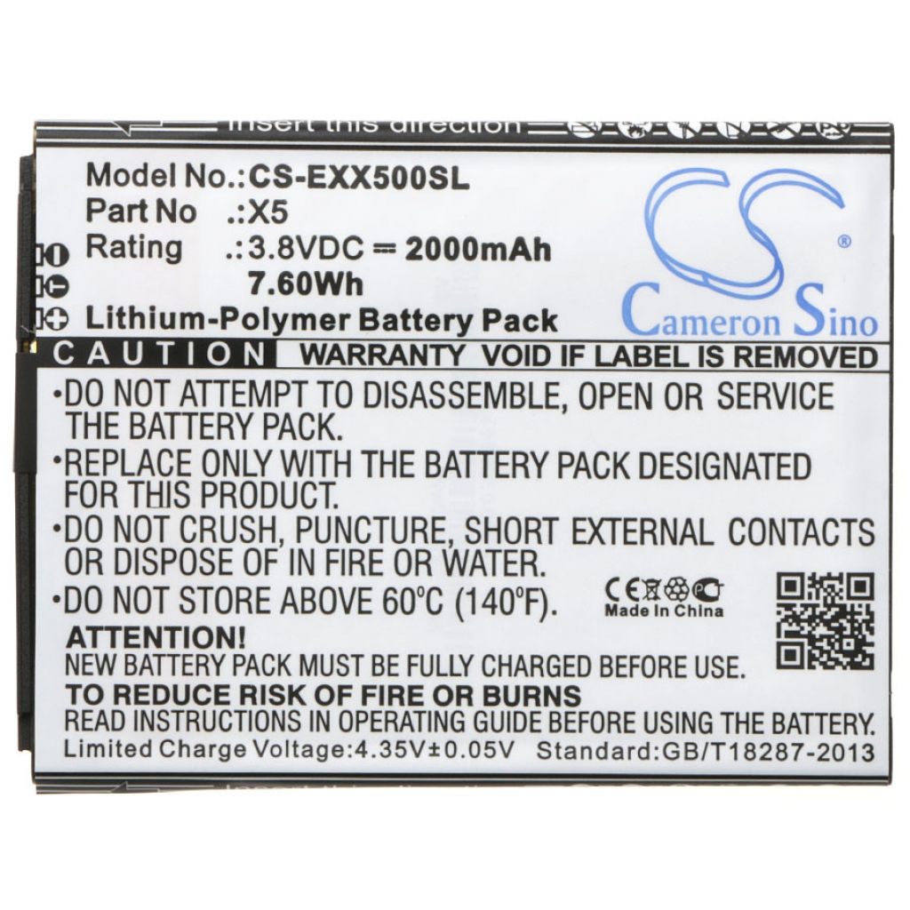 Batterij voor mobiele telefoon Explay CS-EXX500SL