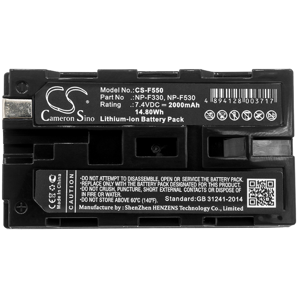 Batterij voor camera Yongnuo CS-F550