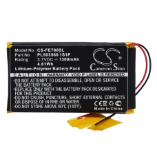 Compatibele batterijvervanging voor Fiio PL503560 1S1P