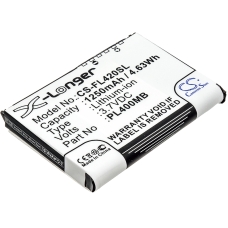 Compatibele batterijvervanging voor FUJITSU 10600405394,PL400MB,PL400MD,PL500MB,PZX65...