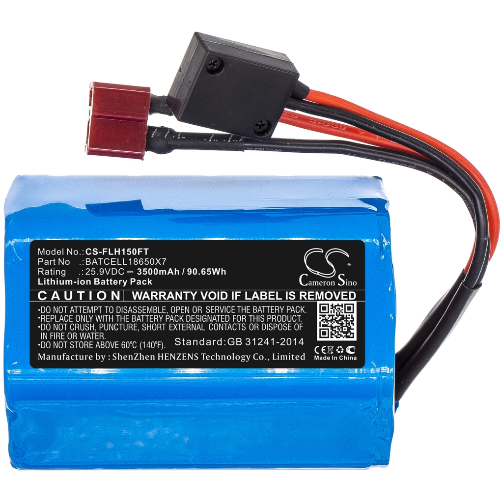 Batterij voor zaklamp Bigblue CS-FLH150FT