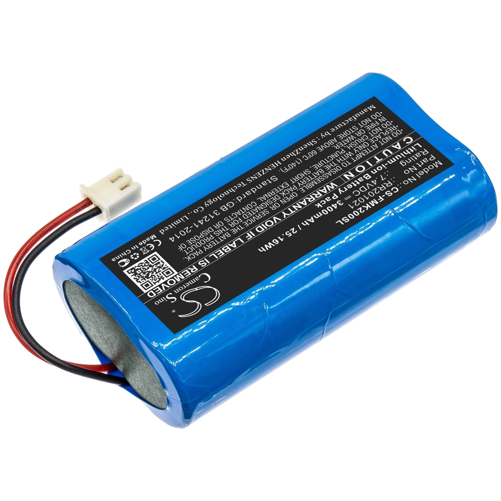 Compatibele batterijvervanging voor Fusion RR201021