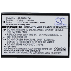 Compatibele batterijvervanging voor YAESU  FNB-82LI, E-DC-21, BP-244, UPB-4L, BC-8260...