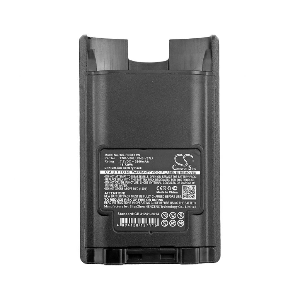 Batterij voor tweerichtingsradio Vertex VX-820