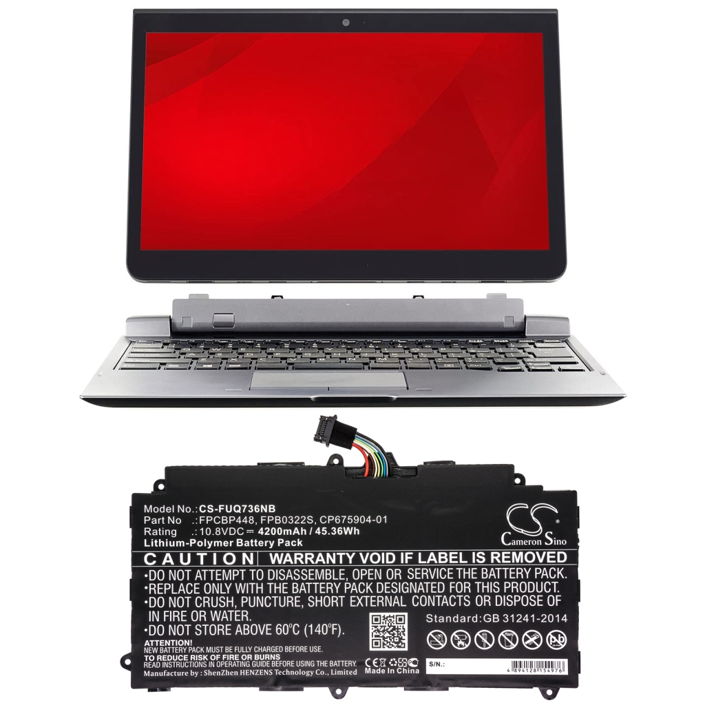 Notebook batterij Fujitsu CS-FUQ736NB