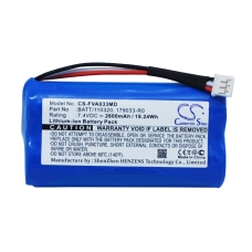 Compatibele batterijvervanging voor Fresenius 110320-O,179033,179033-R0,179033-R2,88888749...