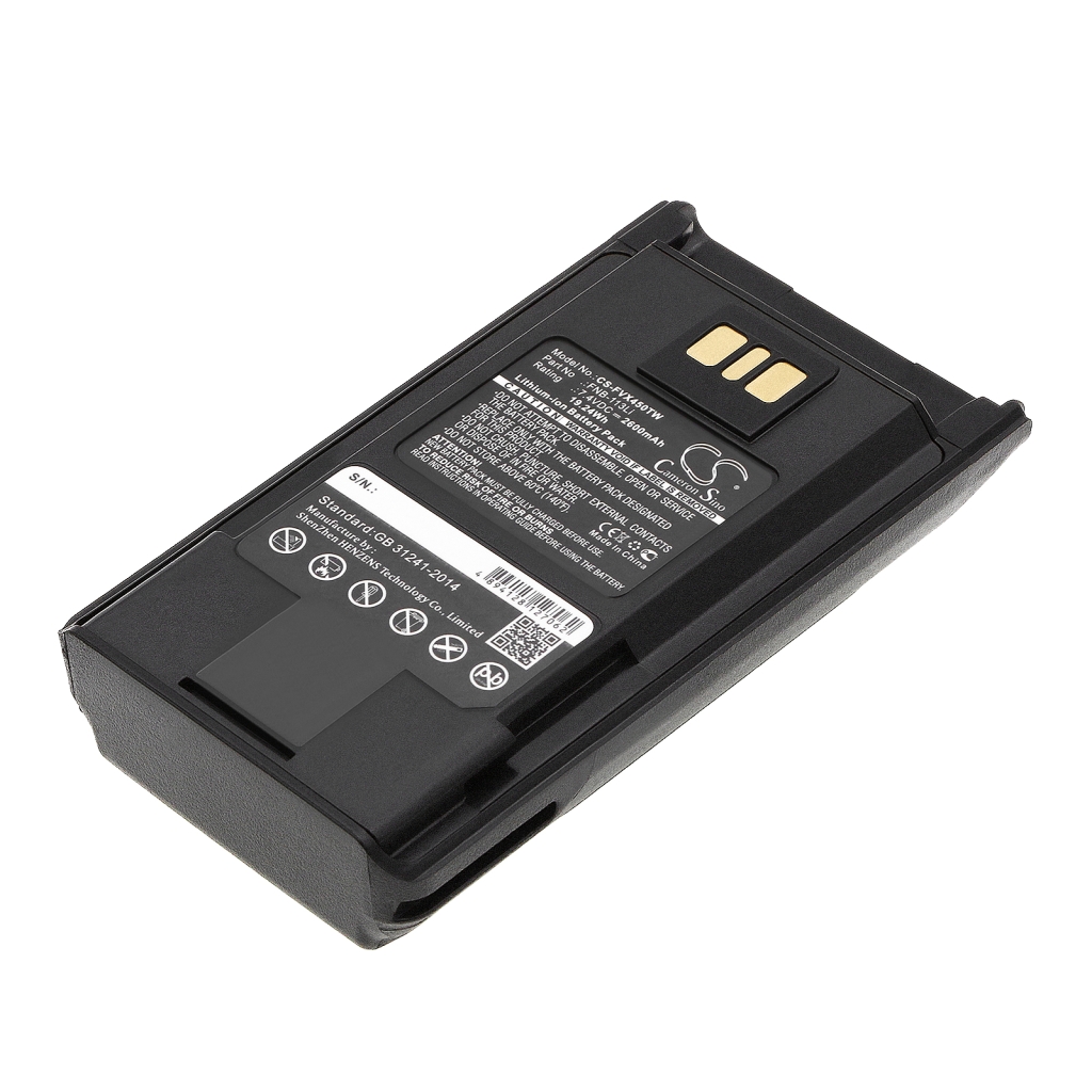 Batterij voor tweerichtingsradio Motorola CS-FVX450TW