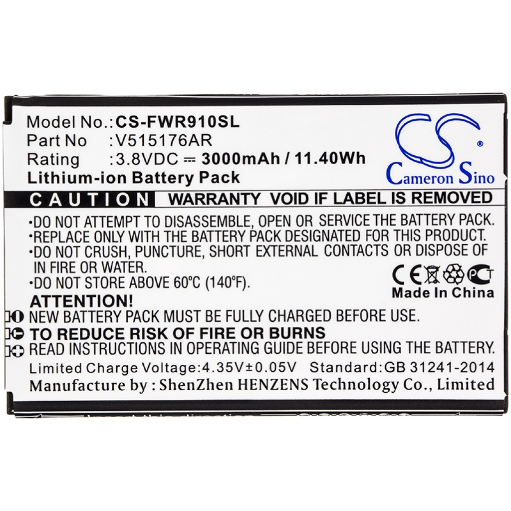 Hotspot Batterij Franklin wireless CS-FWR910SL