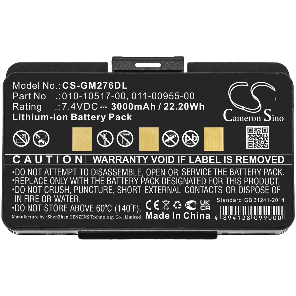 Batterijen GPS, Navigator Batterij CS-GM276DL