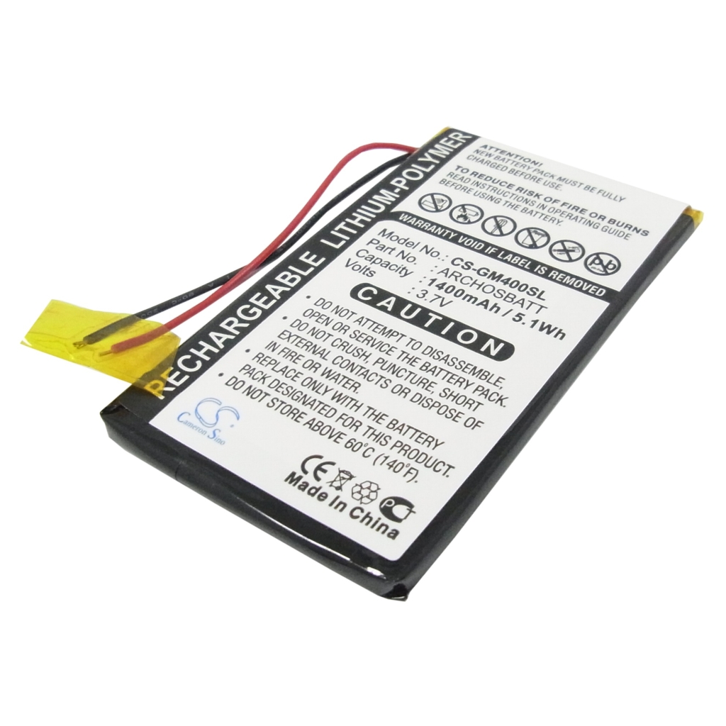 Batterij voor MP3, MP4, PMP Archos CS-GM400SL