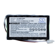 Compatibele batterijvervanging voor Hellige 2023227-001,2023852-029,AMED2250,B11773,CSA24119...