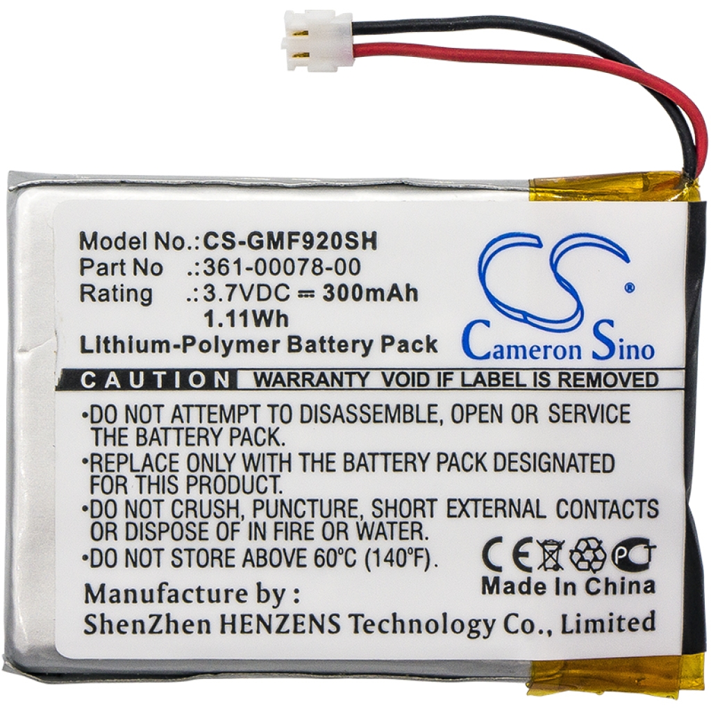 Batterijen Vervangt 361-00078-00