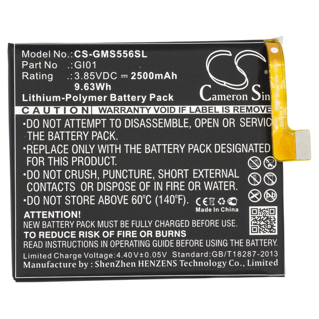 Batterijen Vervangt GI01