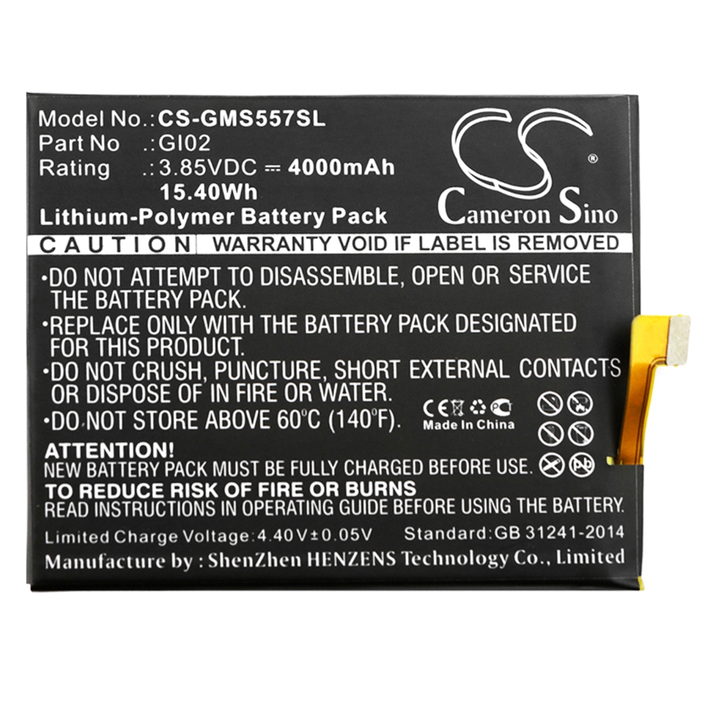 Batterijen Vervangt GI02