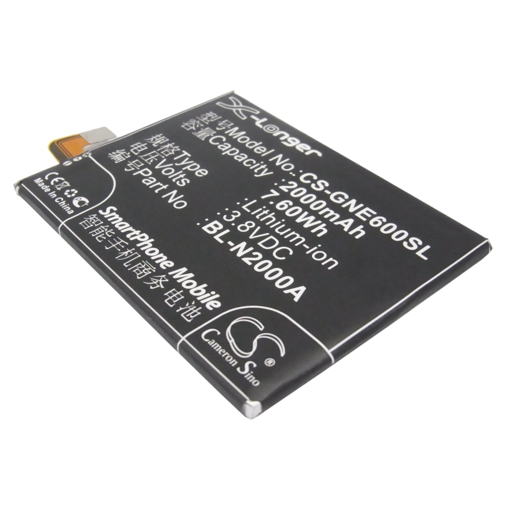 Batterij voor mobiele telefoon GIONEE CS-GNE600SL