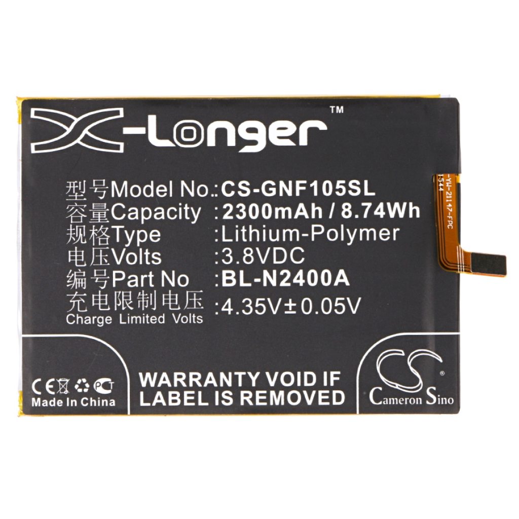 Batterij voor mobiele telefoon GIONEE CS-GNF105SL