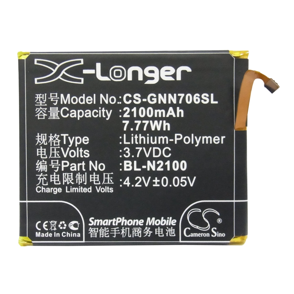 Batterij voor mobiele telefoon GIONEE CS-GNN706SL