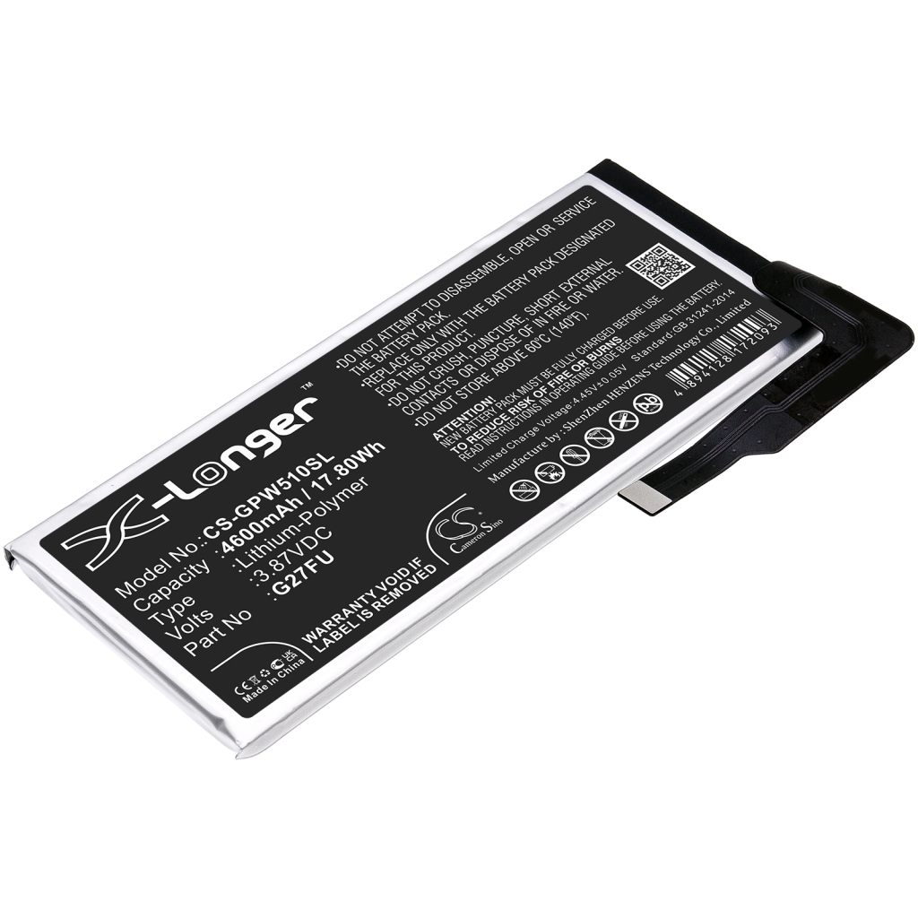 Batterij voor mobiele telefoon Google CS-GPW510SL