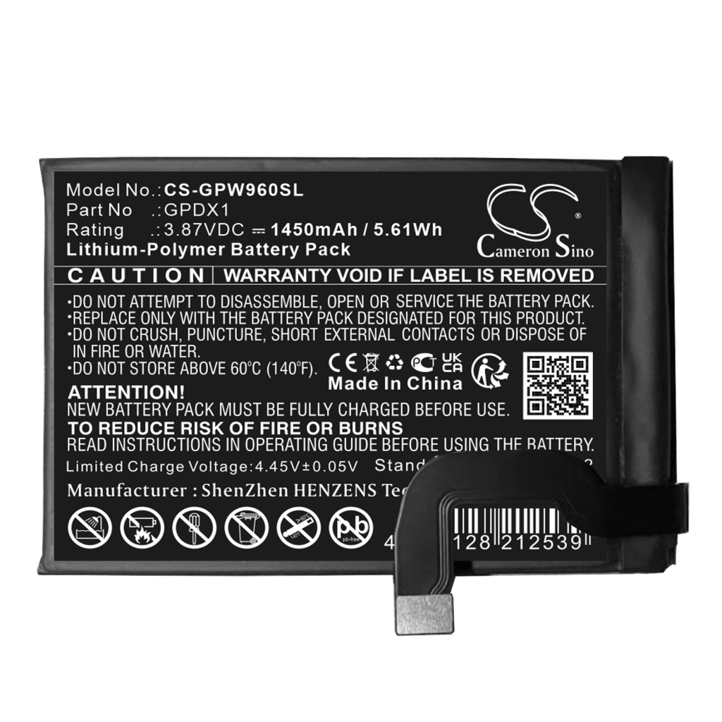 Batterij voor mobiele telefoon Google CS-GPW960SL