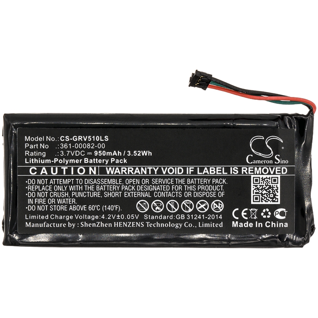 Batterij voor verlichtingssysteem Garmin CS-GRV510LS