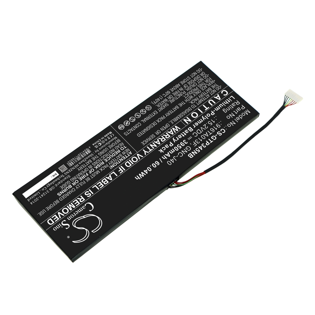 Notebook batterij Gigabyte CS-GTP345NB