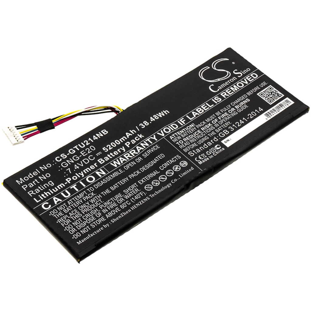 Notebook batterij Getac CS-GTU214NB