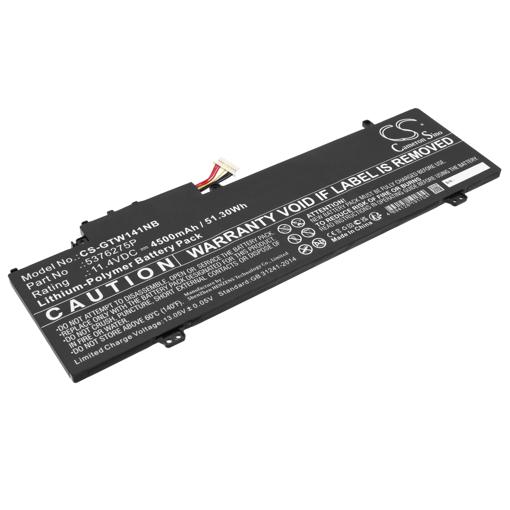 Notebook batterij Gateway CS-GTW141NB