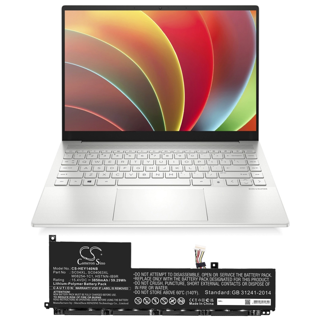 Notebook batterij HP CS-HEY140NB