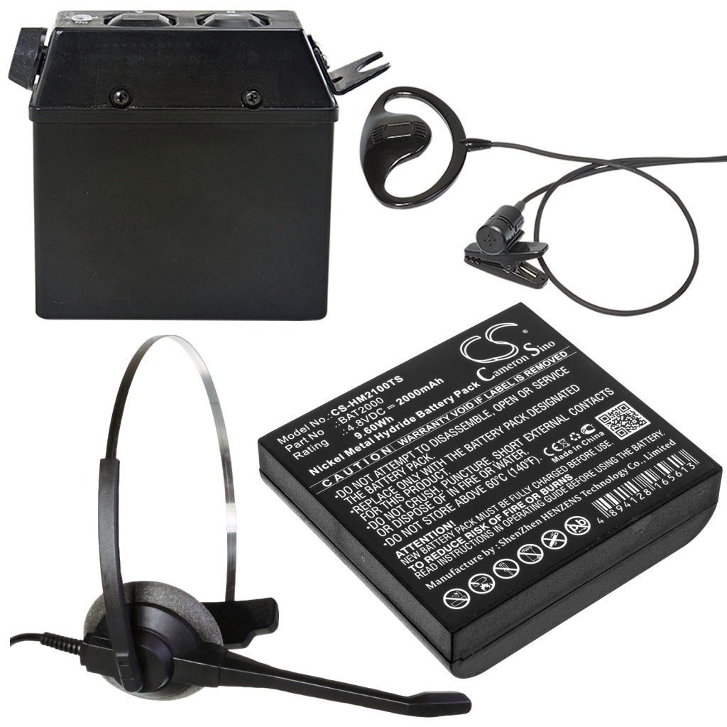 Batterij voor draadloze headset HME CS-HM2100TS