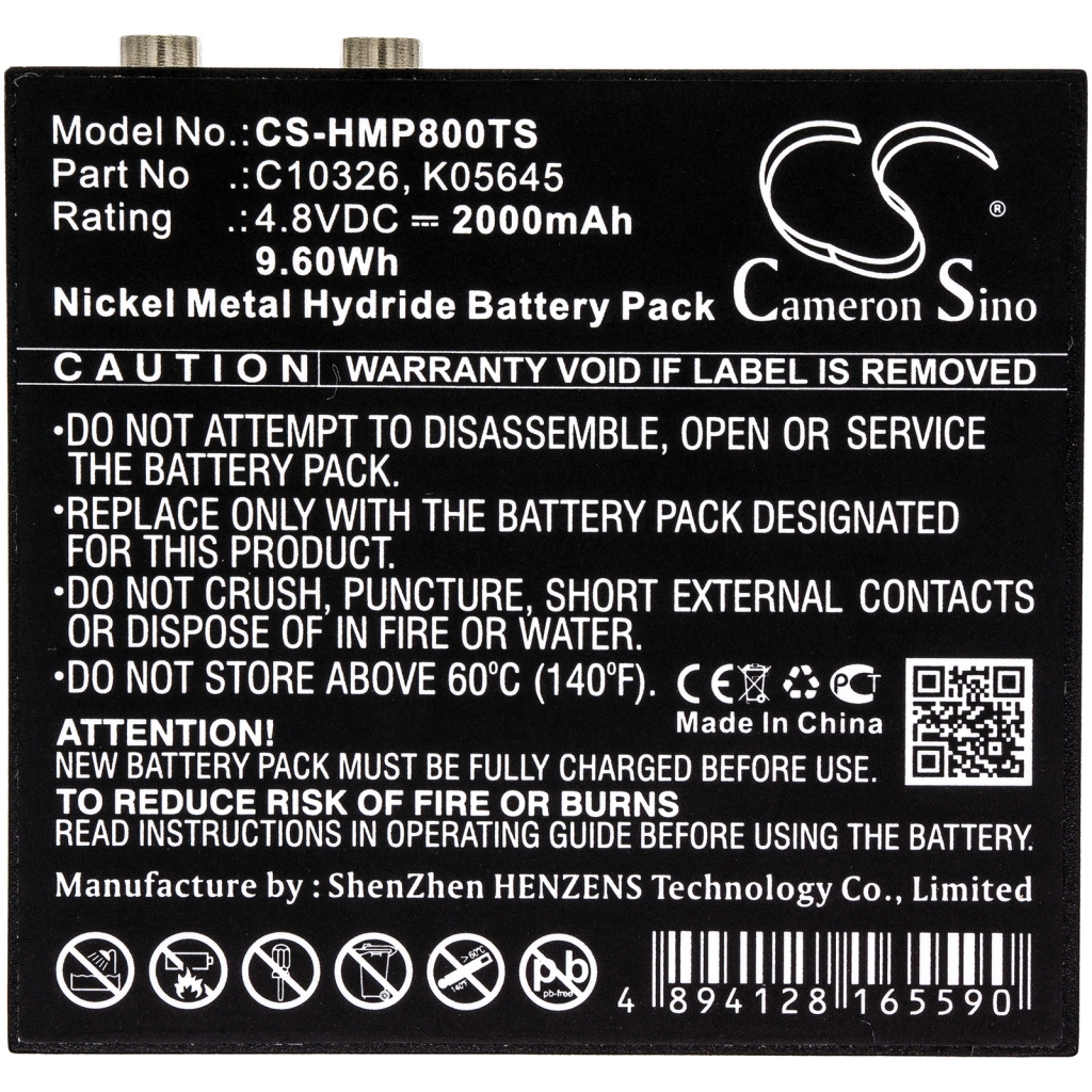 Batterij voor draadloze headset HME CS-HMP800TS