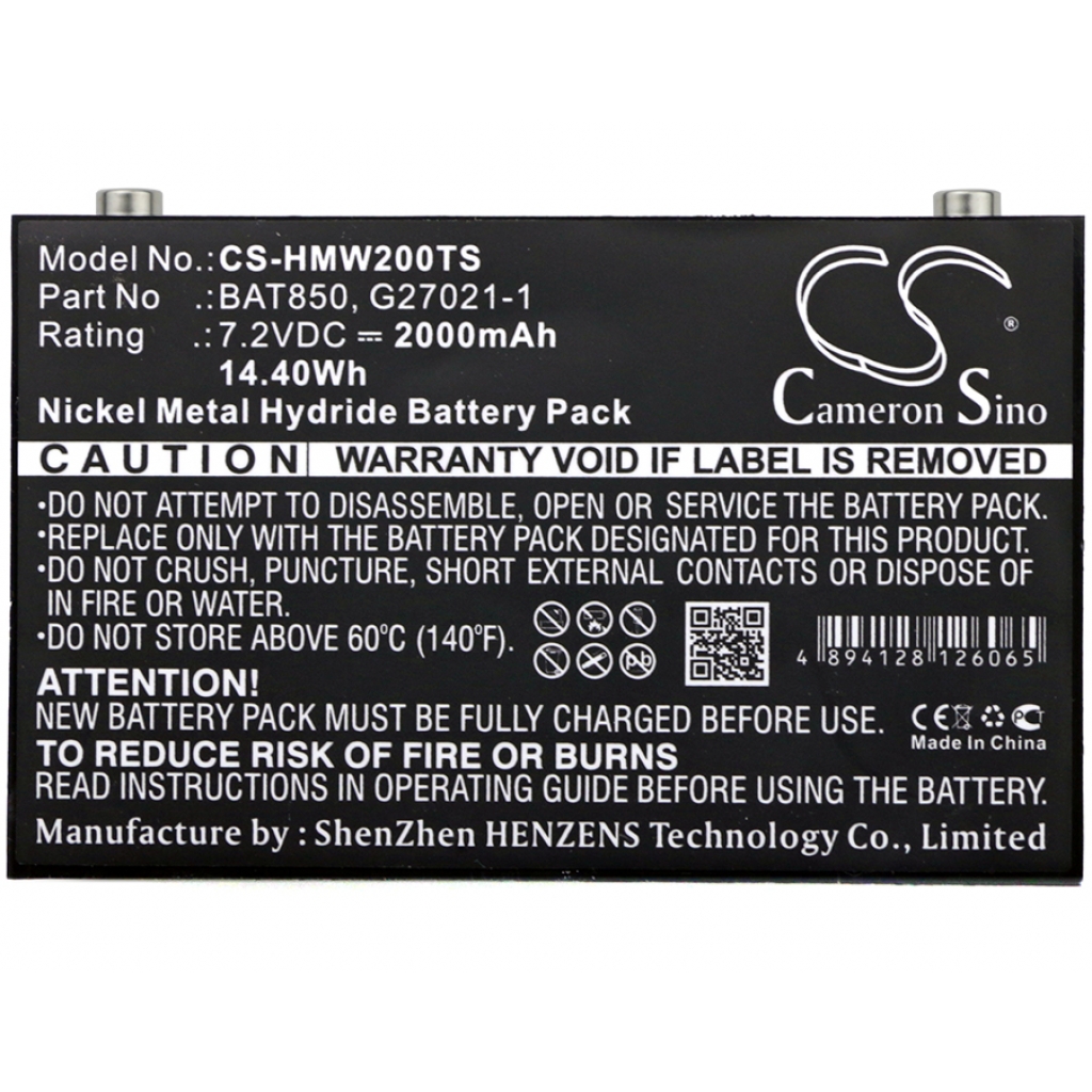 Batterij voor draadloze headset HME CS-HMW200TS