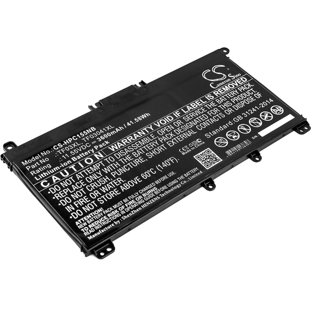 Notebook batterij HP Pavilion 14-bf031ng (CS-HPC155NB)