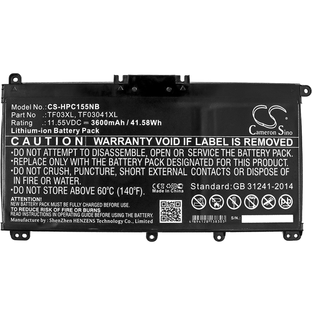 Notebook batterij HP Pavilion 14-bf004ng (CS-HPC155NB)