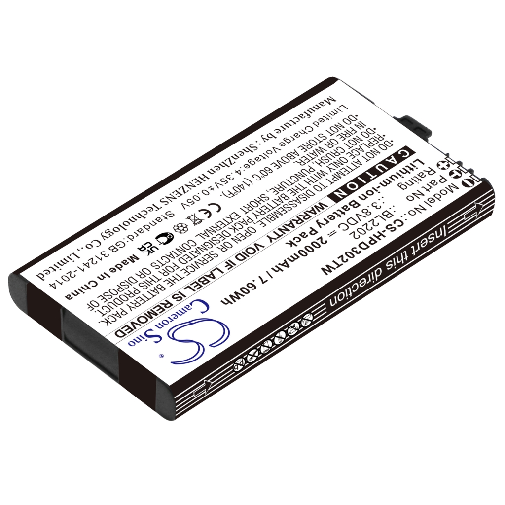 Batterij voor tweerichtingsradio Hytera CS-HPD302TW