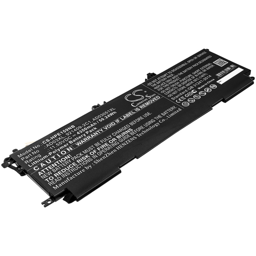 Notebook batterij HP Envy 13-AD133ND (CS-HPE159NB)
