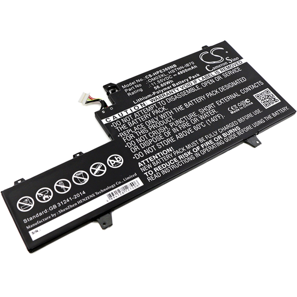 Notebook batterij HP CS-HPE360NB