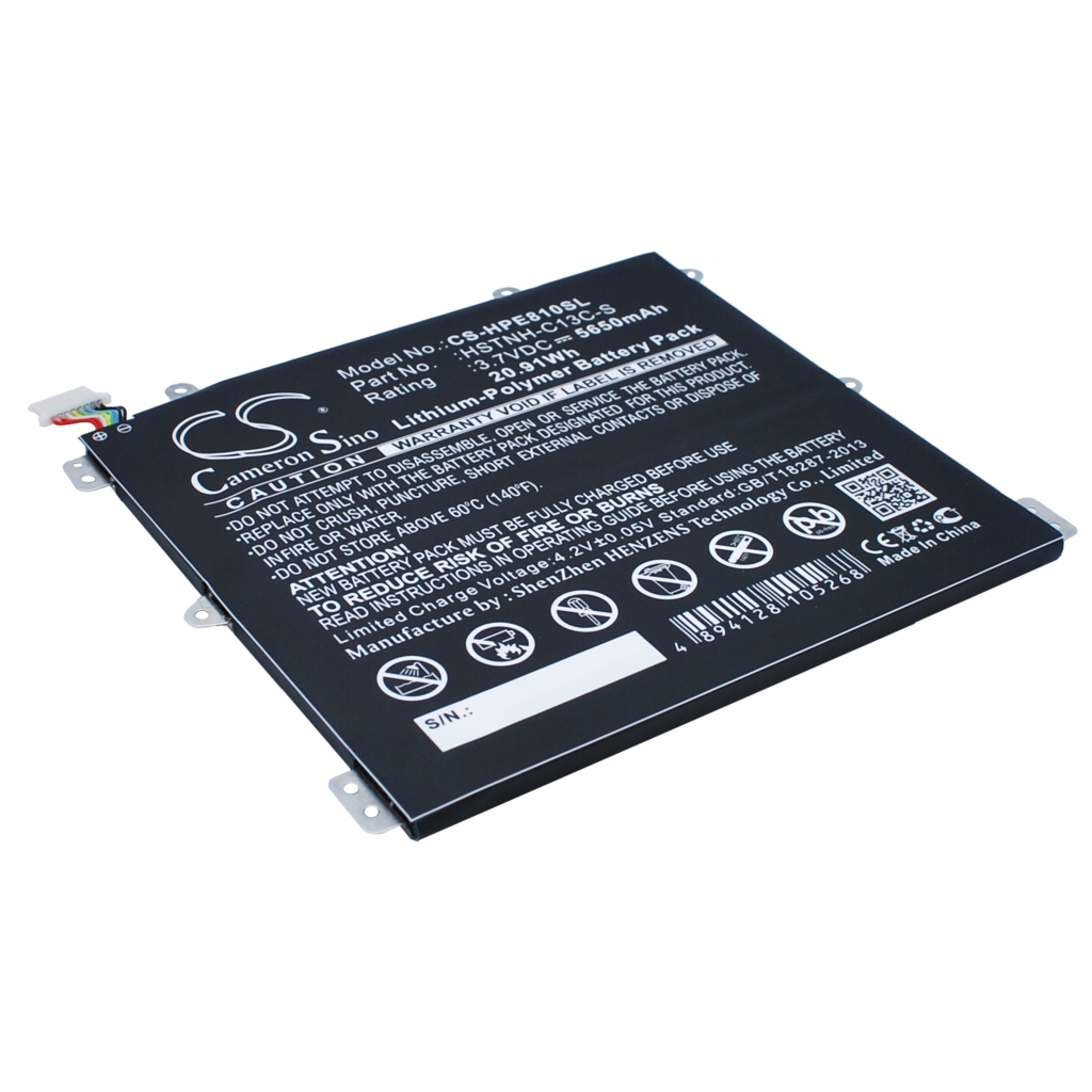 Tablet batterijen HP CS-HPE810SL