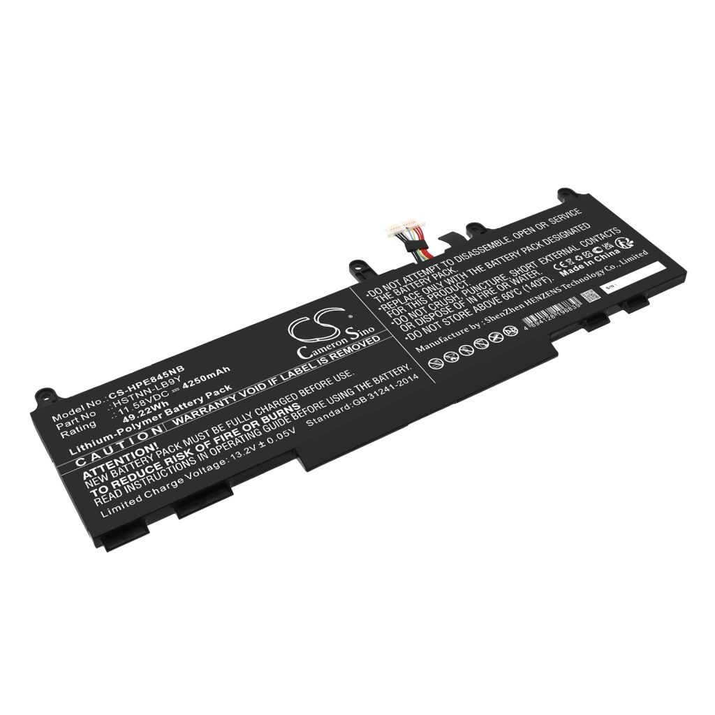 Notebook batterij HP ZBook Firefly 14 G9 6N2F6UT (CS-HPE845NB)