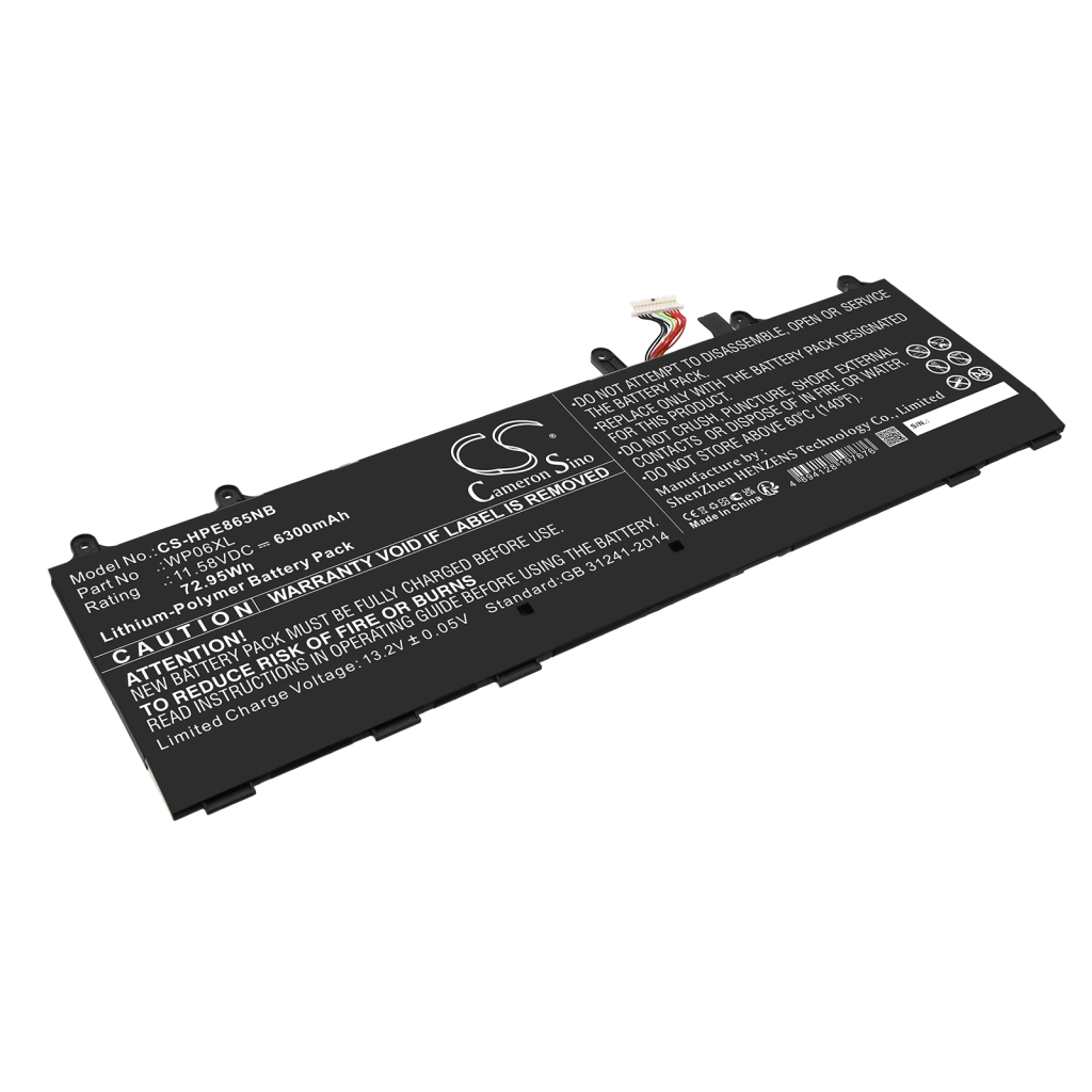 Notebook batterij HP CS-HPE865NB