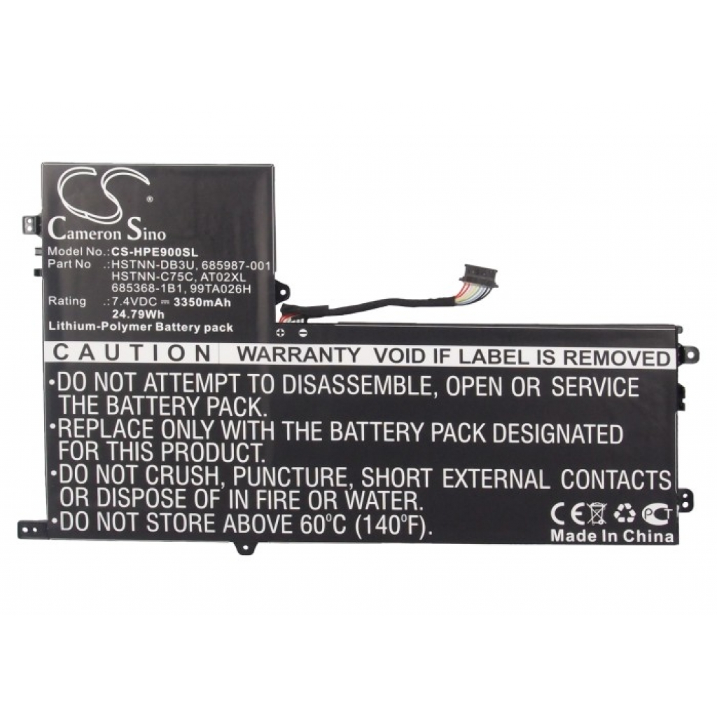 Tablet batterijen HP CS-HPE900SL