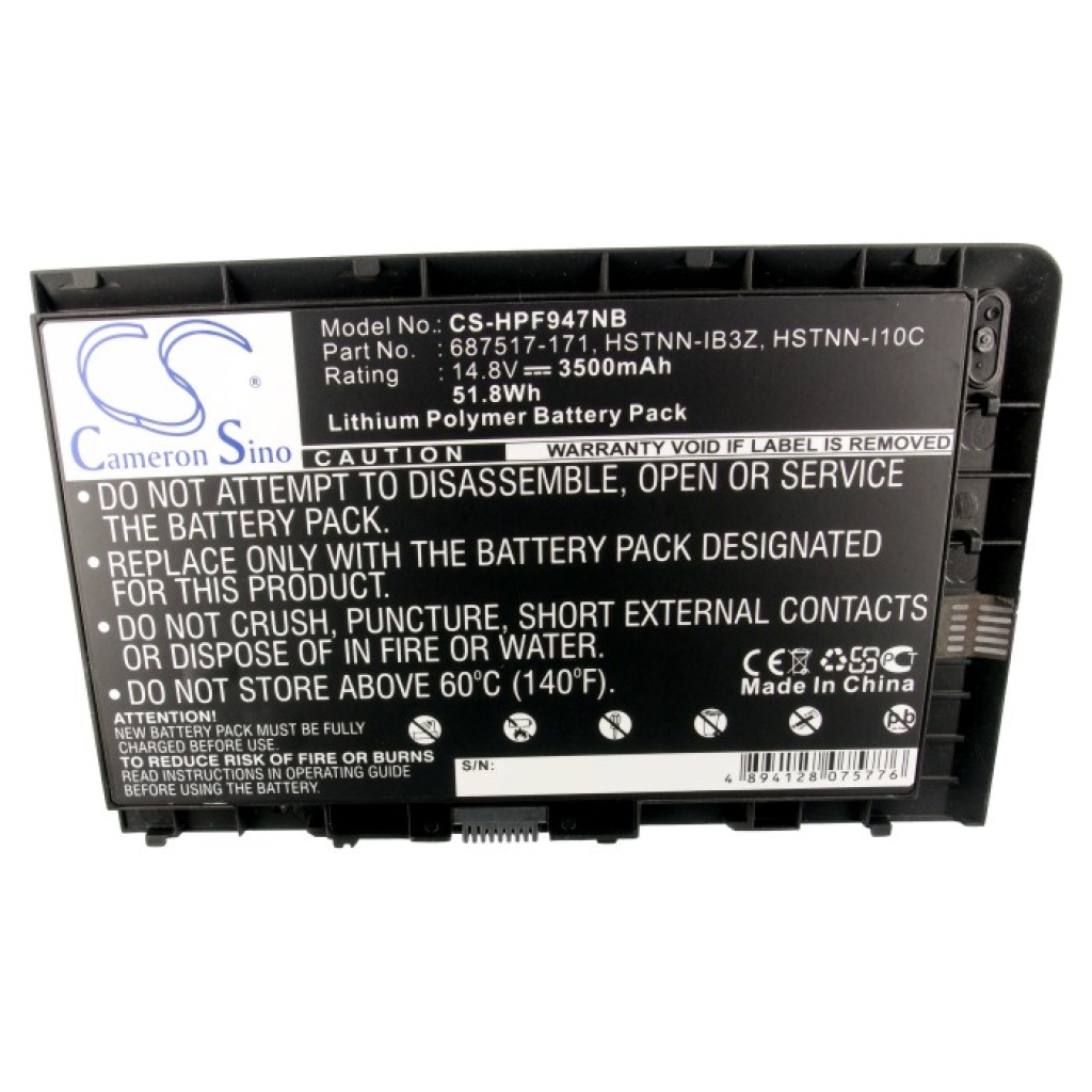 Notebook batterij HP EliteBook Folio 9480m (T3Y68PC) (CS-HPF947NB)
