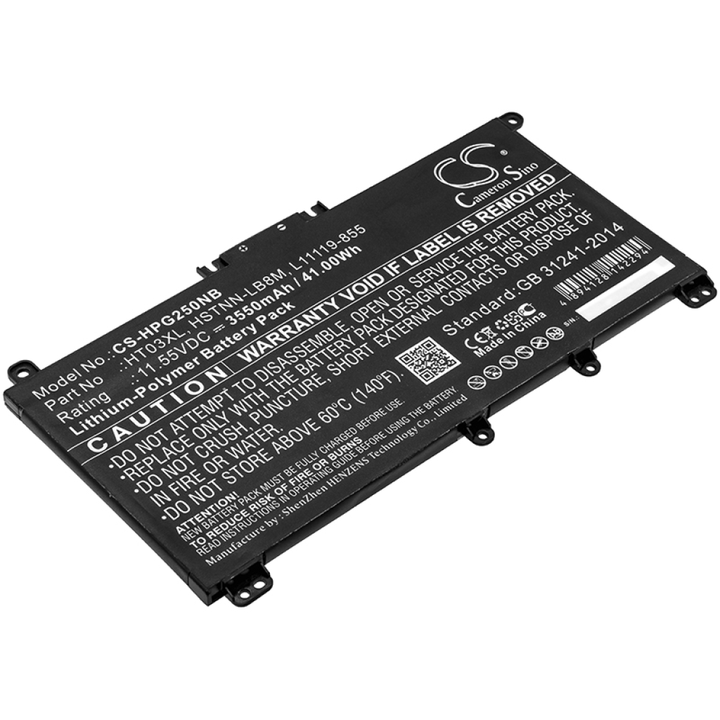 Notebook batterij HP CS-HPG250NB