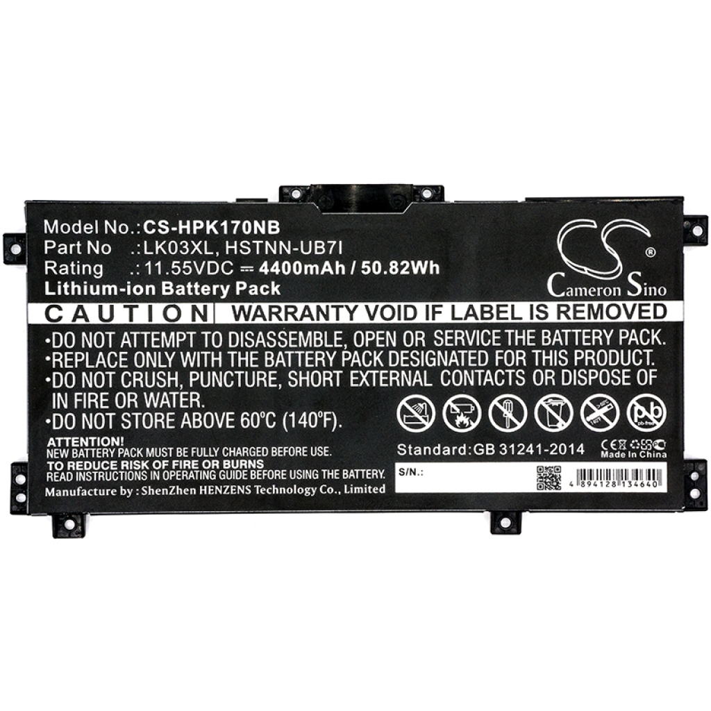 Batterijen Vervangt LK03055XL