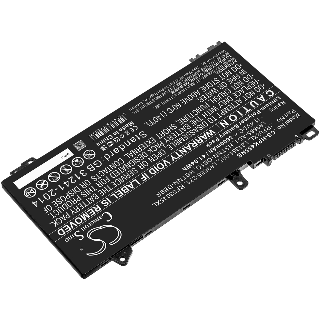 Batterijen Vervangt RF03045XL