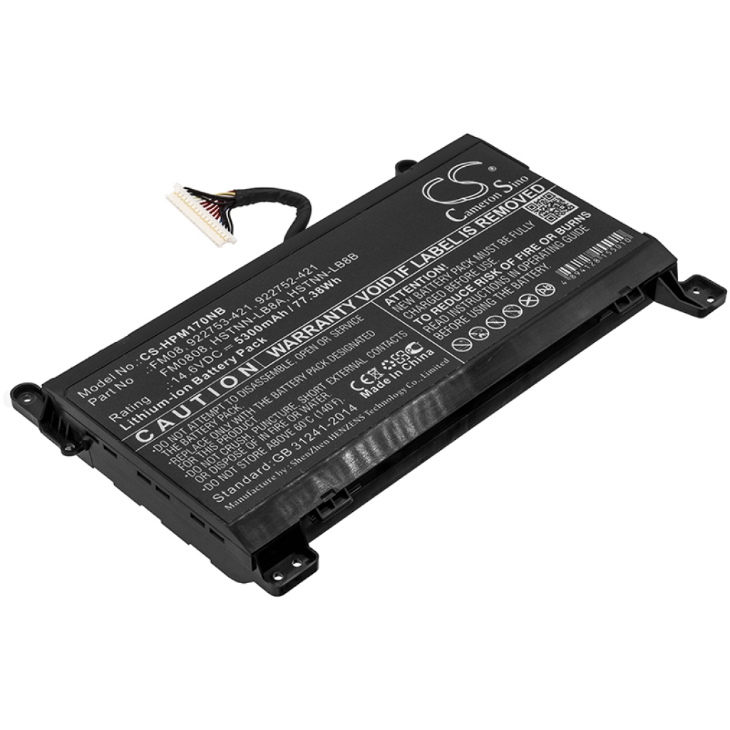 Notebook batterij HP Omen 17-AN072TX