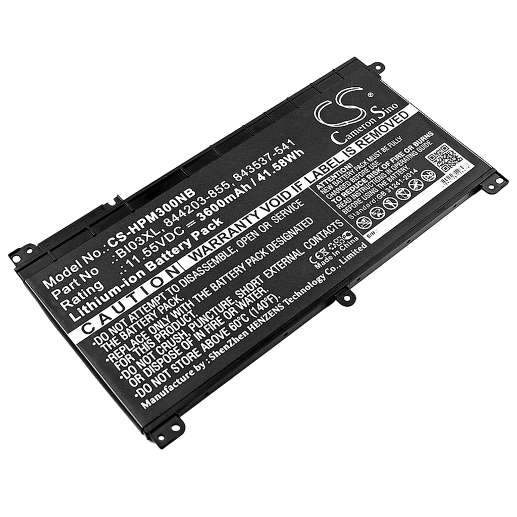 Notebook batterij HP CS-HPM300NB