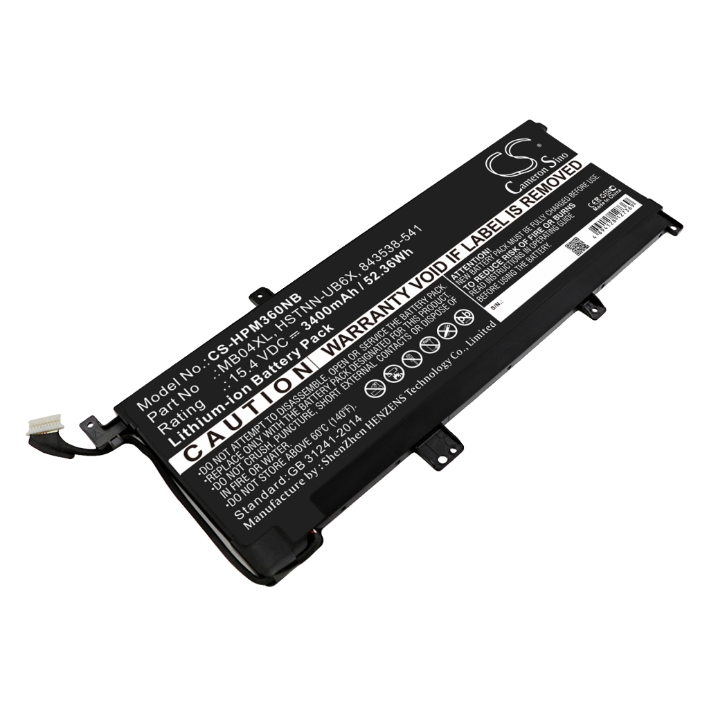 Notebook batterij HP CS-HPM360NB