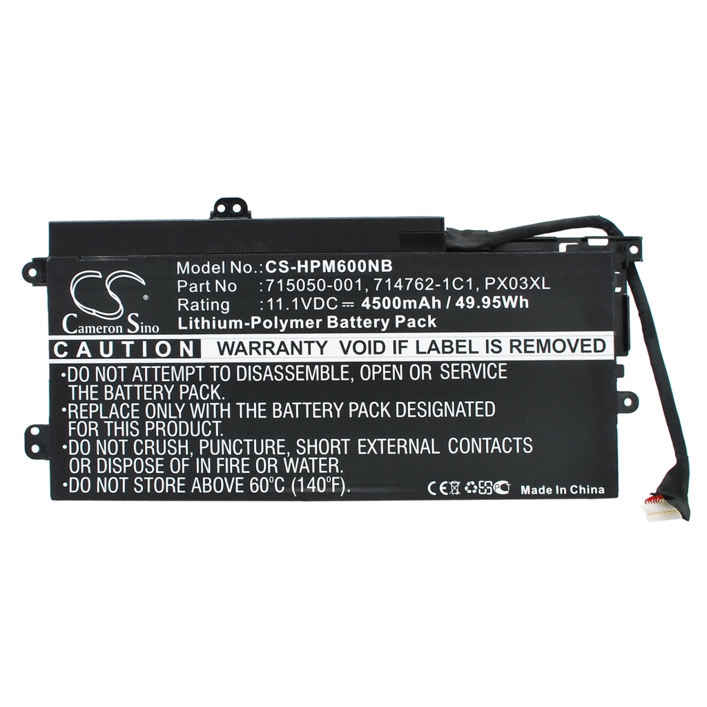 Batterijen Vervangt PX03050XL