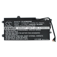 Compatibele batterijvervanging voor HP 714762-141,714762-171,714762-1C1,714762-241,714762-271...